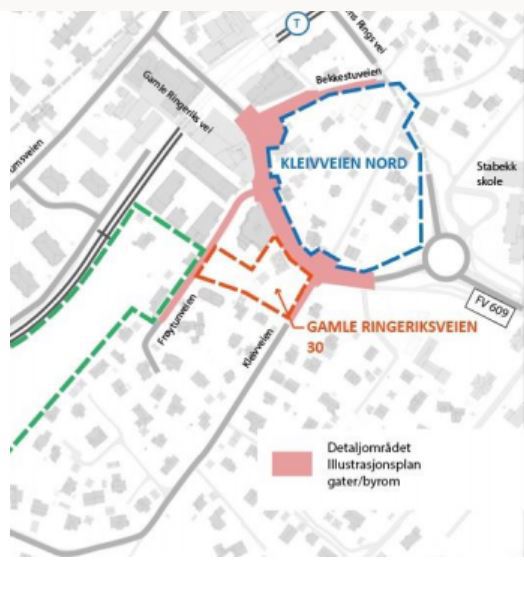 Illustrasjonsplan for Bekkestua Øst vedtatt