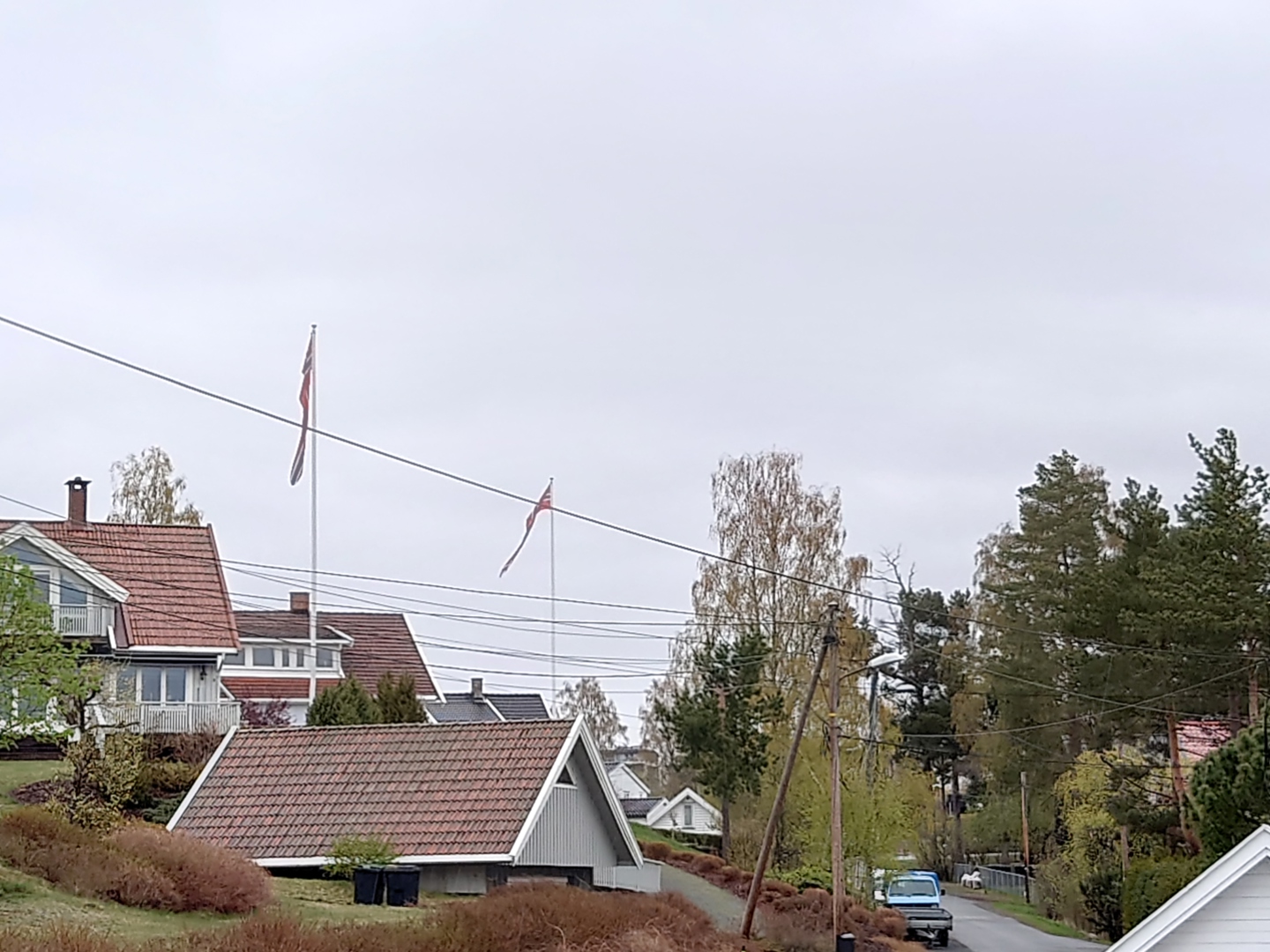 Litt forsinket hagaavfallsinnsamling