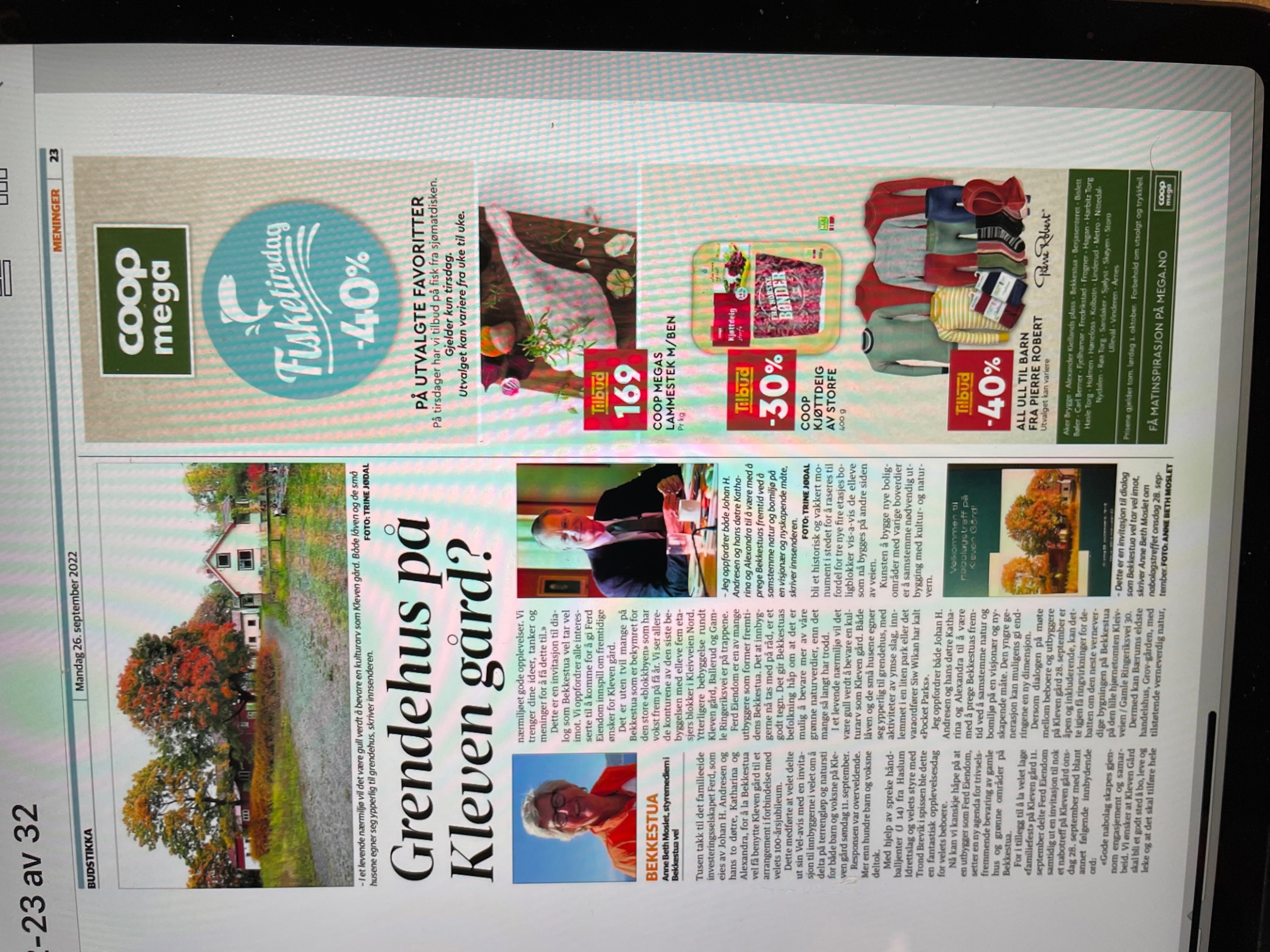 Grendehus på Kleven Gård? 