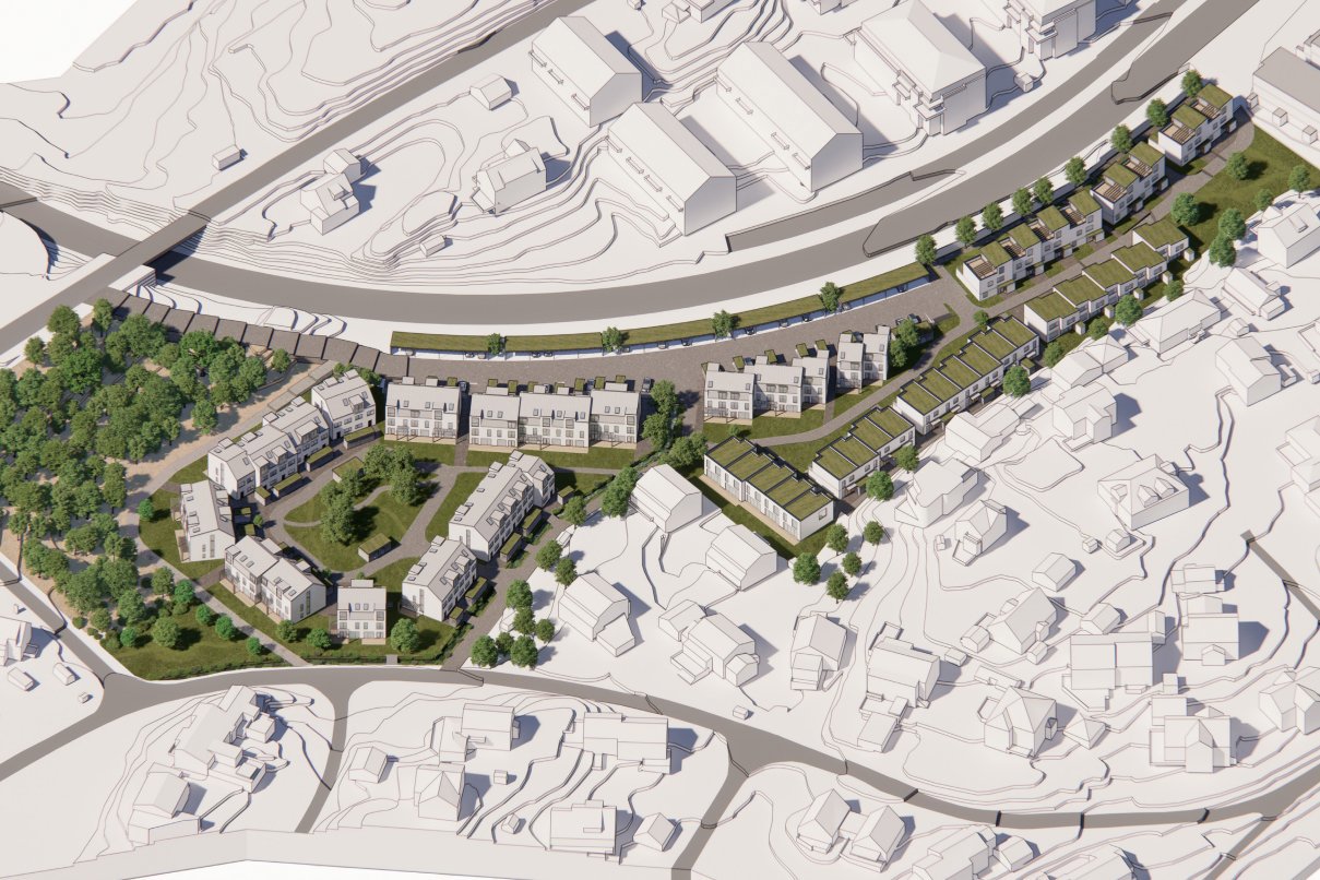 Hvor ble bekken av?  Bekkestua Sør